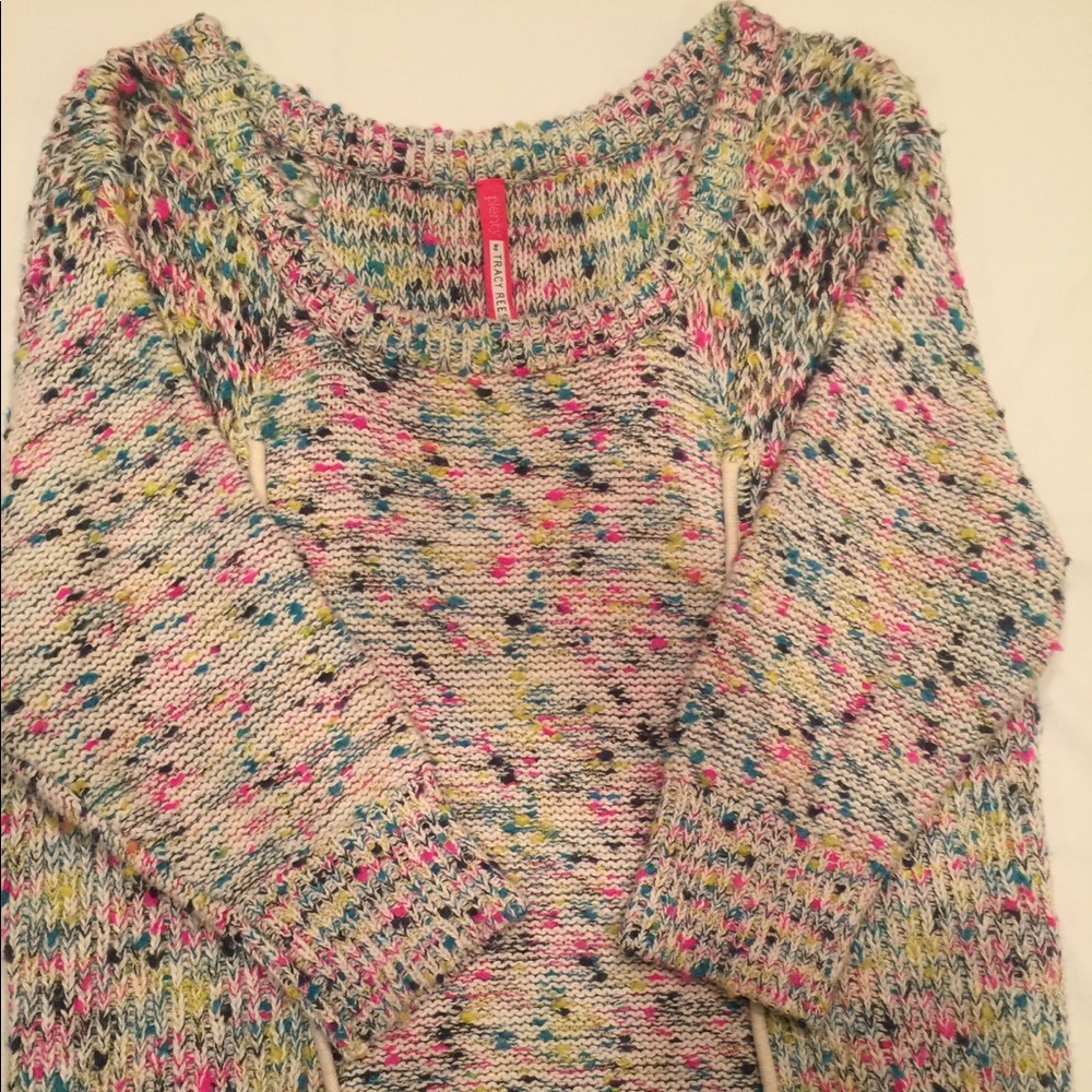 Happy multi colored sweater